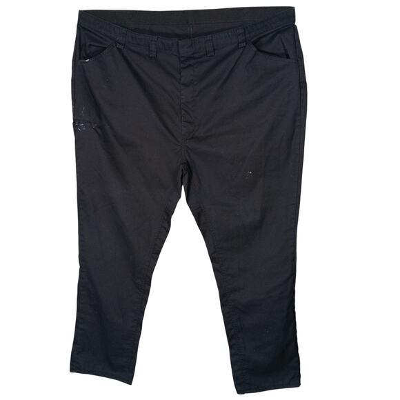 Red Kap Canvas Work Pants Size 50 Black 4 Pockets These Have Paint Stains - Picture 1 of 10